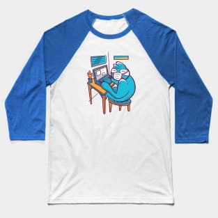 Home Office Sloth Baseball T-Shirt